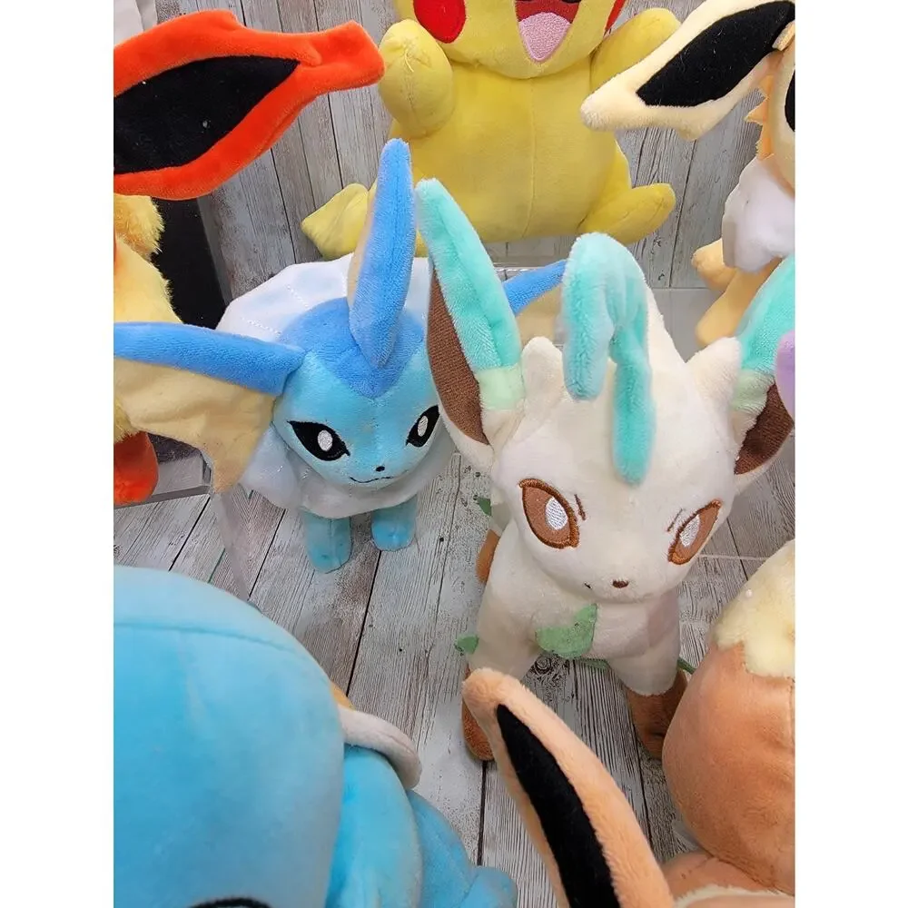 Vintage Pokemon stuffed toy Set Of 13 Plush Eevee, Pikachu, Umbreon & More